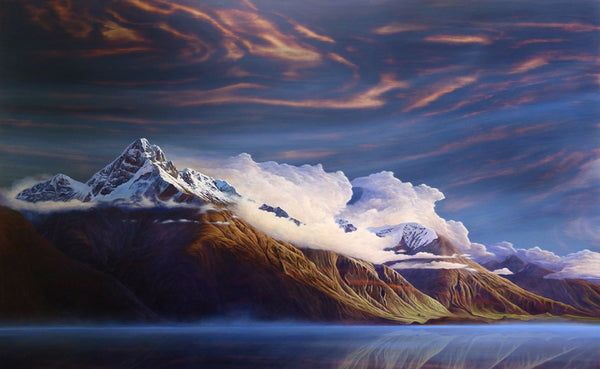 'Walter peak' Framed Canvas